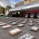 Cargamento de 657 kilogramos de cocaína incautado por la Policía en el peaje de Chinauta.