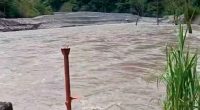 Equipos de Gestión del Riesgo y Bomberos monitoreando los niveles del río Negro en Cundinamarca.