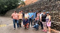 Estructuras de gaviones y revegetalización en los taludes intervenidos en el sector de río Gazamumo, Medina.