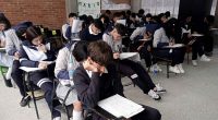 Estudiantes de Soacha participando en las jornadas de formación y preparación PreIcfes impulsadas por la Alcaldía.