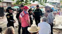 Tropas del Ejército y la Policía Nacional desplegadas en labores de prevención y seguridad rural en el municipio de Chaguaní.