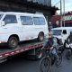 Agentes de tránsito de Soacha realizando operativo de control y revisión vehicular en corredores viales del municipio.