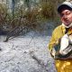 Ejemplar de fauna silvestre rescatado por los organismos de socorro durante la atención de un incendio forestal en Cundinamarca.