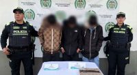 Procedimiento policial de captura y control de seguridad en la avenida Terreros de Soacha.