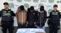 Procedimiento policial de judicialización y elementos recuperados tras el asalto a bus intermunicipal en Soacha.