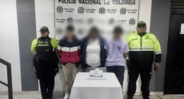 Procedimiento de captura y recuperación de vehículo adelantado por la Policía Metropolitana de Soacha.