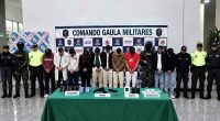 Elementos incautados y resultados operativizados contra la banda 'Los Pinchallantas' en Cundinamarca.