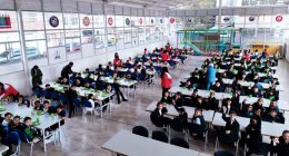 Inauguración de la nueva cocina y comedor escolar en la Institución Educativa Benedicto XVI en Soacha.