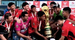 Equipos finalistas y celebración en la jornada de cierre de la Copa Soacha Brilla en Soacha.
