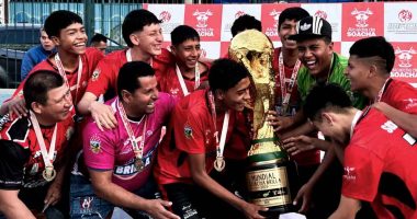 Equipos finalistas y celebración en la jornada de cierre de la Copa Soacha Brilla en Soacha.