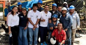 Maquinaria especializada y trabajos de pavimentación en las calles del municipio de Girardot.