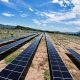Paneles solares instalados para alimentar las plantas de bombeo del acueducto en el municipio de Jerusalén.