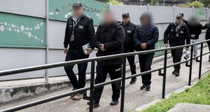 Instalaciones y fachada de una estación de policía en el sector de Cazucá en Soacha.