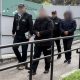 Instalaciones y fachada de una estación de policía en el sector de Cazucá en Soacha.