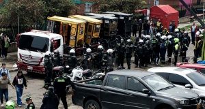 Operativos de control y bicitaxis inmovilizados por las autoridades en las vías de Soacha.