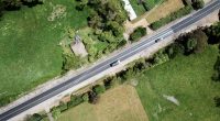 Nuevo pavimento y señalización vial en la carretera que comunica a los municipios de Cajicá y Tabio en Sabana Centro.